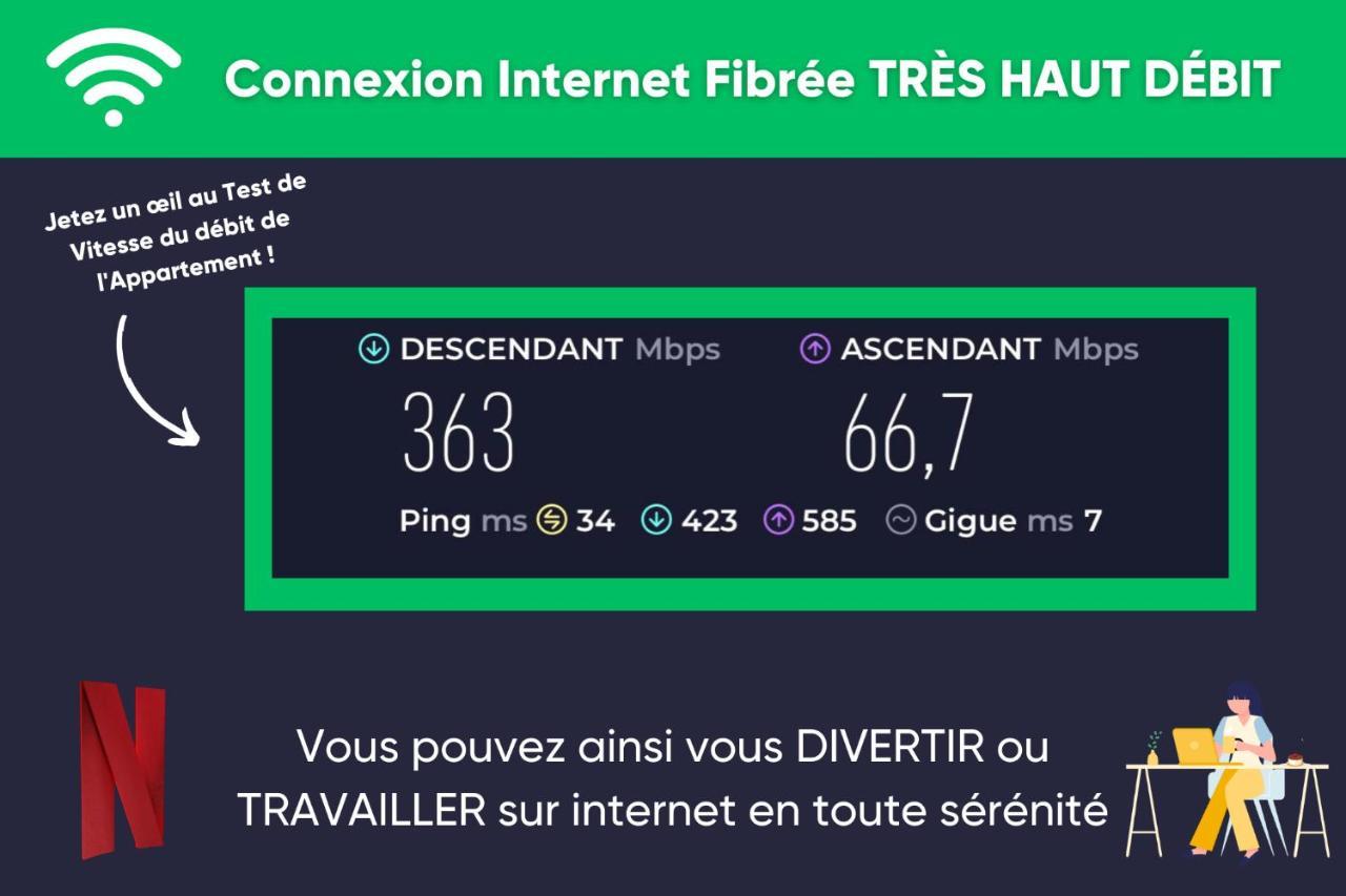 Le Refuge - Netflix I Wifi Haut Debit I Parking - Confort & Cosy Βαλενσιέν Εξωτερικό φωτογραφία